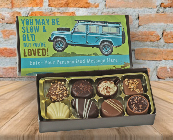 Personalised Land Rover Chocolates