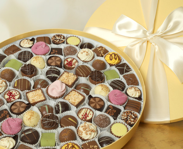 Glorious Gold 72 Chocolate Selection - Our largest and most glamorous box 5846