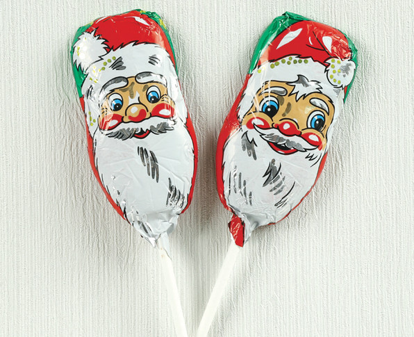 Santa Milk Chocolate Lolly