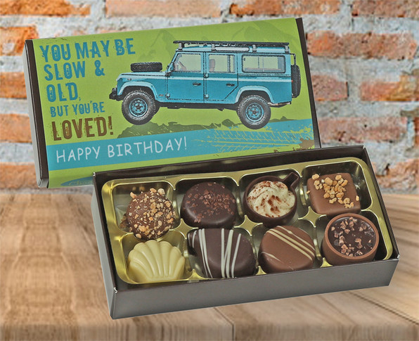 Happy Birthday Land Rover Chocolate Box Gift