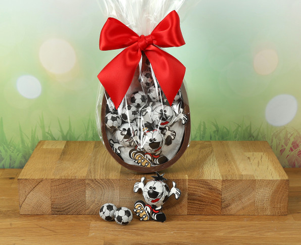 Red Football Milk Chocolate Easter Egg