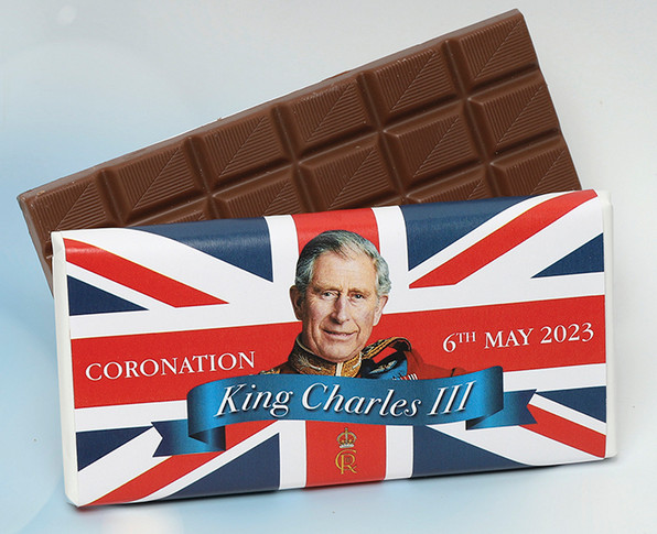 7226 King's Coronation 100g Bar of Milk Chocolate