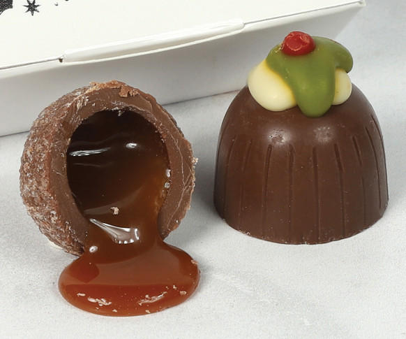 Silver Merry Christmas 2 Chocolates