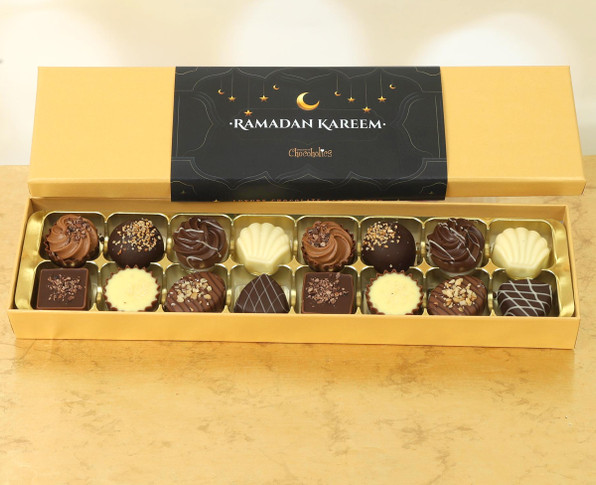 Box of 8 or 16 Luxury Belgian Chocolates to celebrate Ramadan