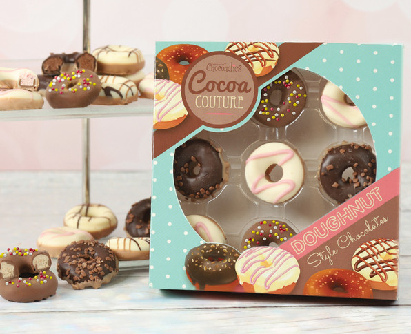 1031 Doughnut Style Chocolates - Cocoa Couture Luxury Chocolate Doughnuts