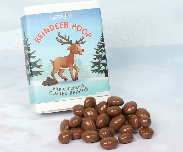 6016 Reindeer Poop - Rudolph's droppings. Milk Chocolate Raisins