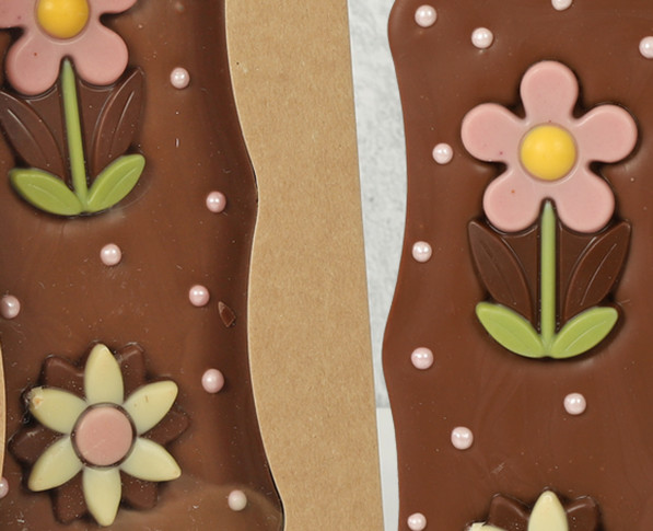 6488 Milk Chocolate Flower Bar