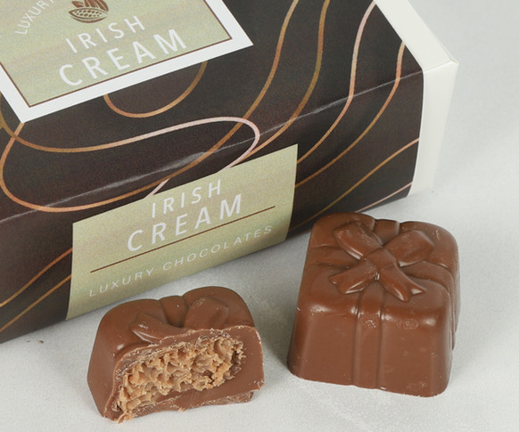 Luxury Irish Cream Milk Chocolate Parcels