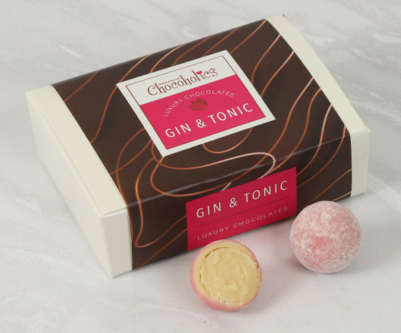 1113 Pink Gin and Tonic Chocolate Truffles 6 Pack SV