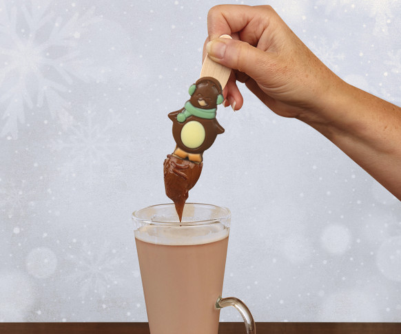 Penguin Hot Chocolate Stirrer