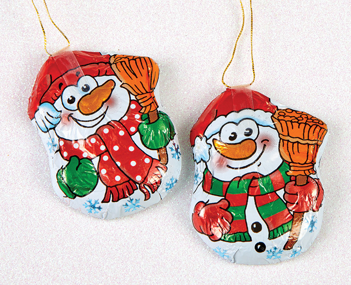 8254 Milk Chocolate Snowman Tree Hanger