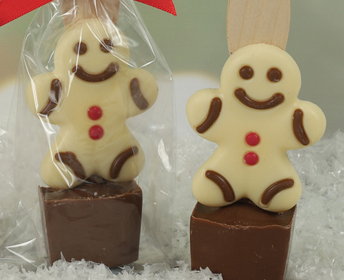 2152 Gingerbread Man Hot Chocolate Stirrer
