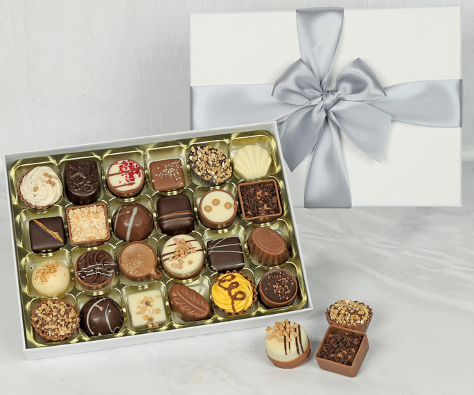 24 Belgian & Swiss Chocolates -Executive Chocolate Box -