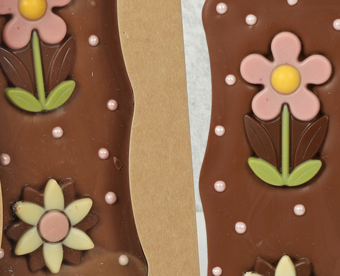 6488 Milk Chocolate Flower Bar