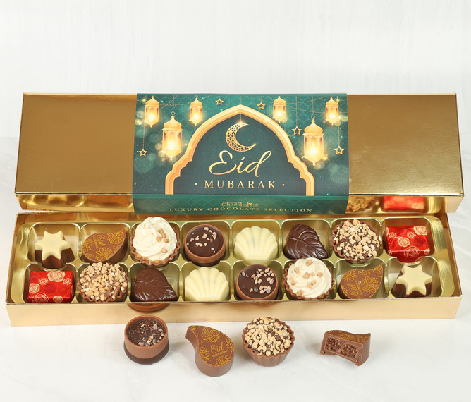 Chocolates to celebrate Eid with Green wrapper