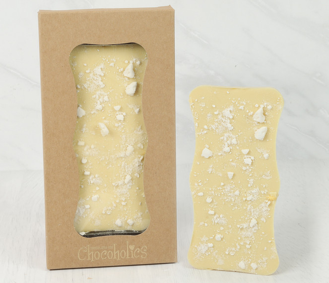 3110 Lemon Meringue Stuffed White Chocolate Slab 3110 Lemon Meringue Stuffed White Chocolate Slab