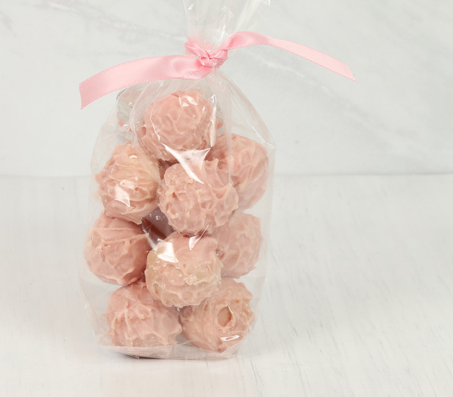 Bag of Pink Champagne Truffles