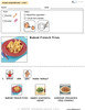 Baked French Fries  Visual  Recipe And Comprehension Sheets: Pages 22