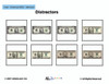 American Dollar Bills Identical Matching: Math Adapted Book: PAGES 12