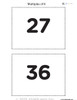 Counting - Multiple of 9's Flash Cards