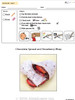 Chocolate Spread and Strawberry Wrap Visual Recipe  & Comprehension Sheets: 18 Pages