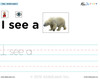 I SEE Arctic Habitat Adapted Book:  3 Levels: Matching, Guided Printing, Printing: 78 Pages