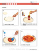 Pepperoni  Cheese Pizza Visual Recipe And Comprehension Sheets: Pages 21-( Lv 1)