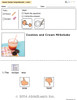 Cookies and Cream Milkshake  Visual Recipe And Comprehension Sheets: Pages 18
