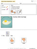 Sunnyside Up Egg  Visual  Recipe And Comprehension Sheets: Pages 19