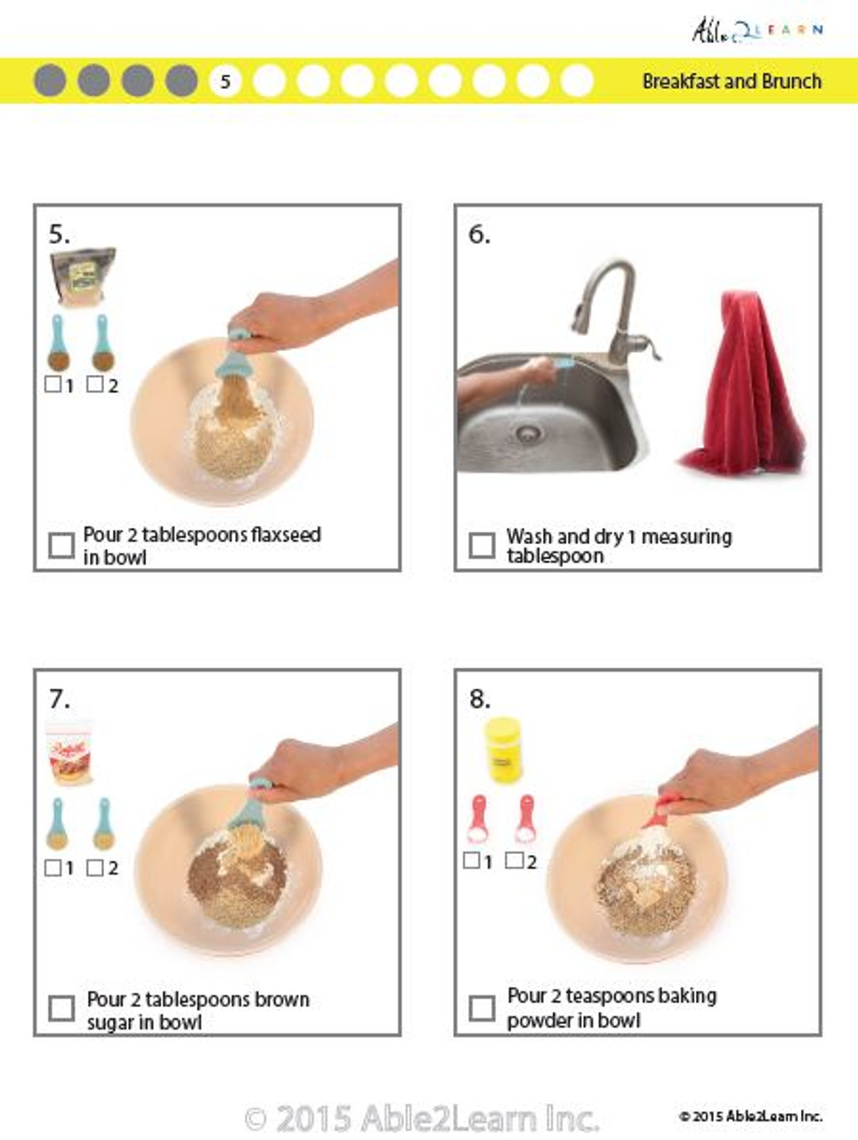 Free Flaxseed Waffles Visual Recipe