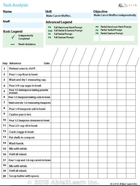 Carrot Muffins Recipe And Comprehension Sheets: Pages 28 ( Lv 1