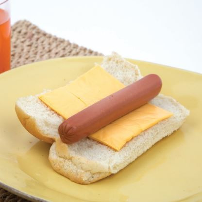 Hotdog with Cheese Toaster Oven Recipe And Comprehension Sheets Pages