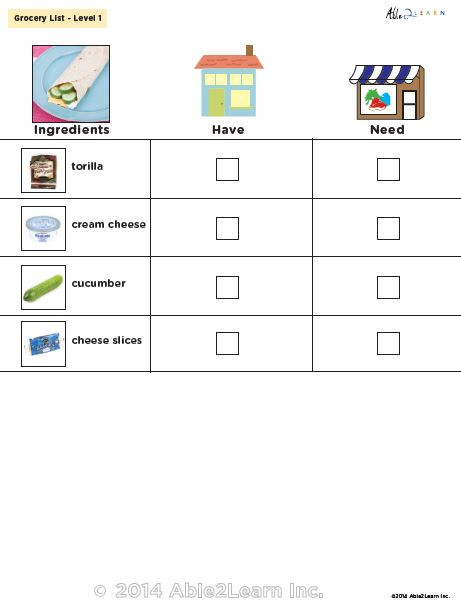 Cucumber Cream Cheese Wrap Recipe And Comprehension Sheets Pages 18