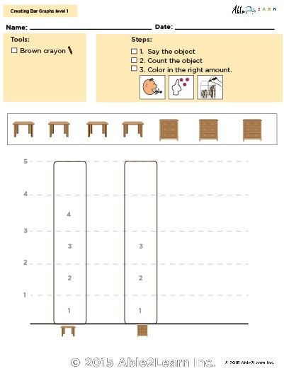 Learning Bar Graphs Level 1 : Free Teaching Resources