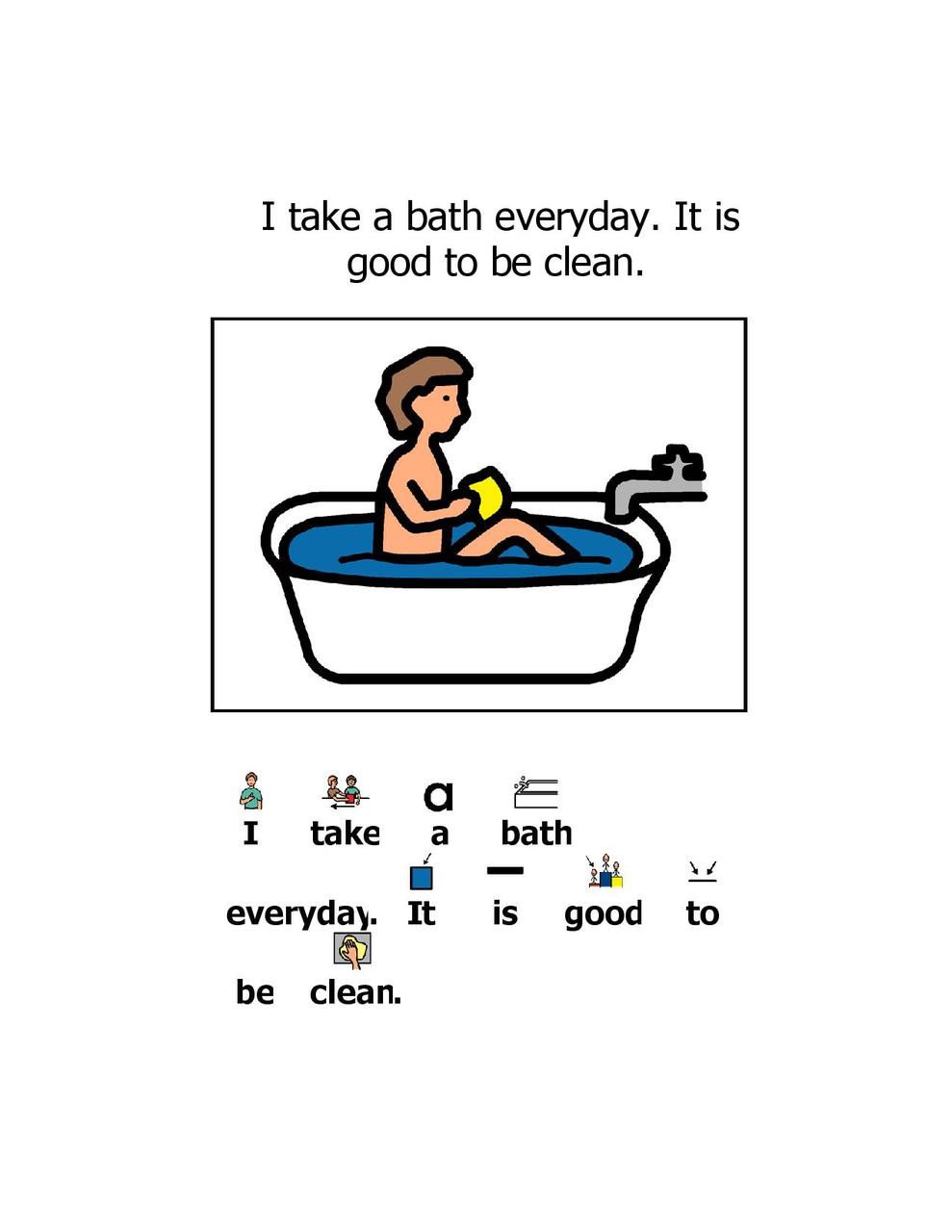 I CAN TAKE A BATH BASIC LIVING SKILLS