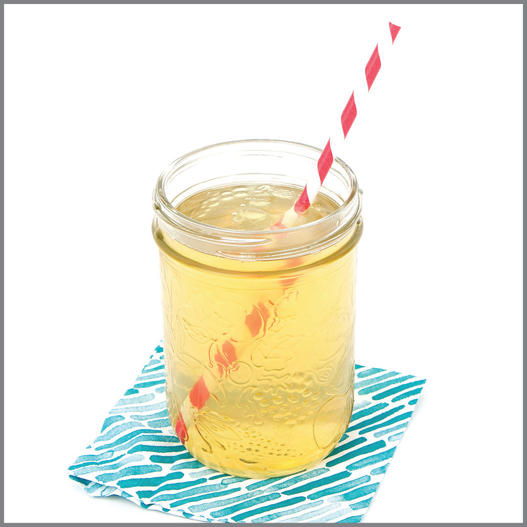 Iced Honey Green Tea Visual Recipe