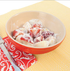 Banana Strawberry Sour Cream Salad Visual  Recipe And Comprehension Sheets: Pages 22