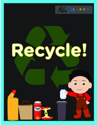 Free Autism Resources and Free ABA Resources in Social Studies Recycling Unit for Special Education Teachers for Earth Day