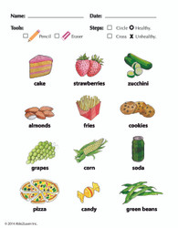 Healthy vs. Unhealthy: The Food Group -  Pages 1