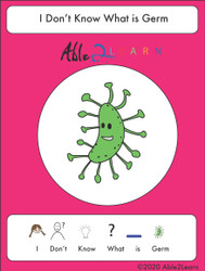 covid 19, autism covid 19, understanding covid 19, germs, social story, able2learn,