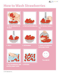 Illustrated Cooking Skills - How to Wash Strawberries