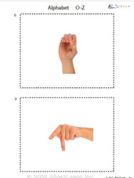 Sign Language A-Z Flash Cards