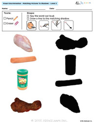 Visual Discrimination - Matching Pictures to Shadows - Clothing (Lv. 2A) -  Able2learn Inc.