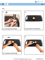 Cooking Skills - How to Cut a Potato in Half