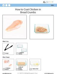 Cooking Skills - How to Coat Chicken in Breadcrumbs