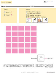 Learn Counting Numbers 21-30 With Visual Discrimination- Pages  10