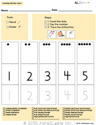 Learning To Count With Dots: 1-5 : Page 1