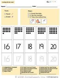 Learning To Count With Dots 16-20: Page 1