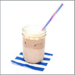 Iced Hot Chocolate with Whipped Cream Drink Visual Recipe And Comprehension Sheets: Pages 17