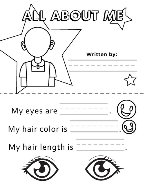 All About Me Printables Worksheets Free Teaching Resources